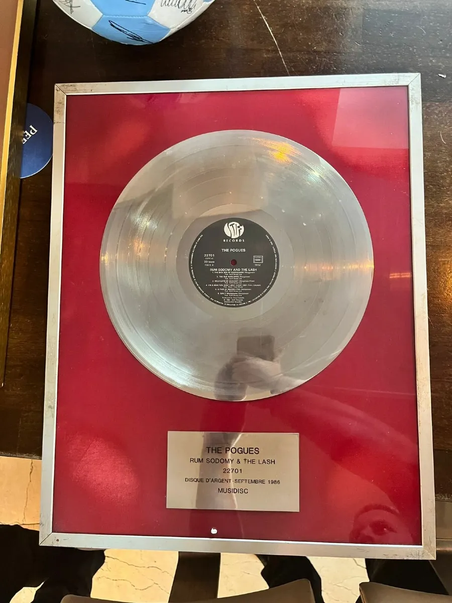 The Pogues Silver Disc –Rum Sodomy & The Lash 1986 - Image 1
