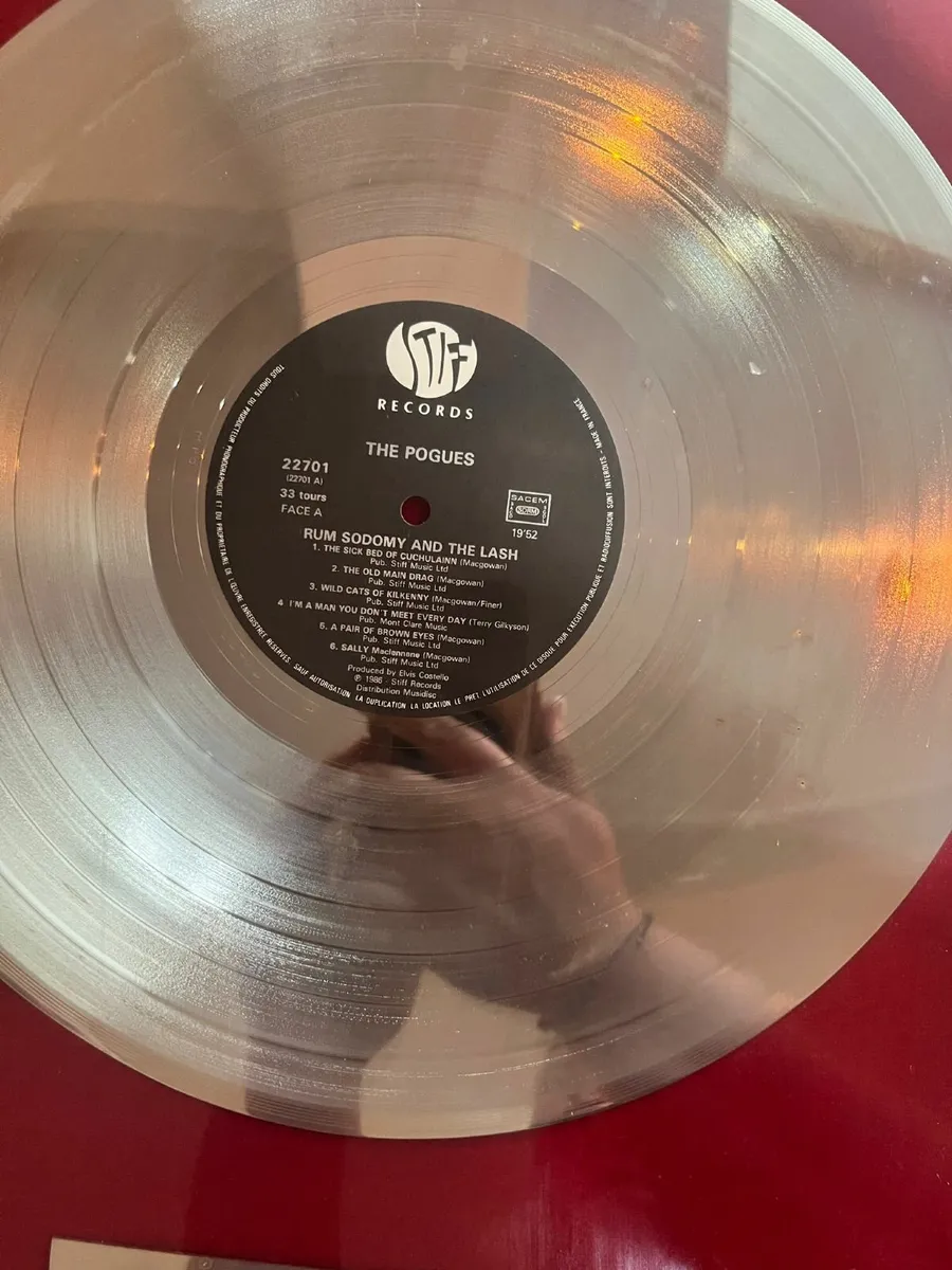 The Pogues Silver Disc –Rum Sodomy & The Lash 1986 - Image 4