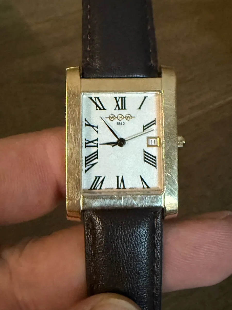 W.H. WILMOT 9ct Gold Watch - Image 1