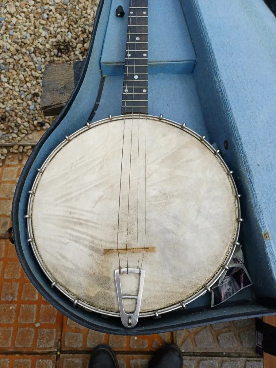 1920/30s Irish 4 String Banjo - Image 2