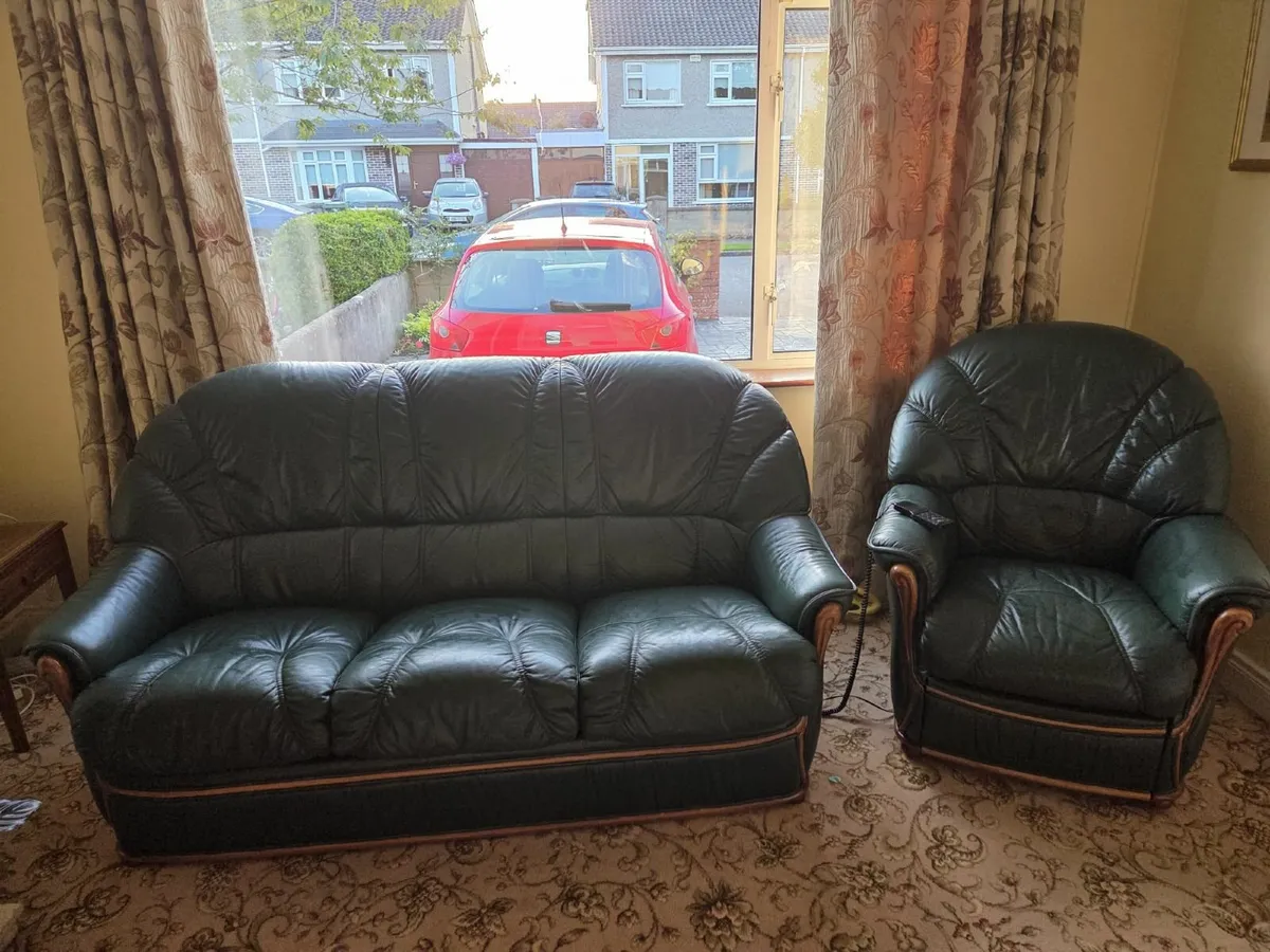 Sofa Full Leather Set - Image 1