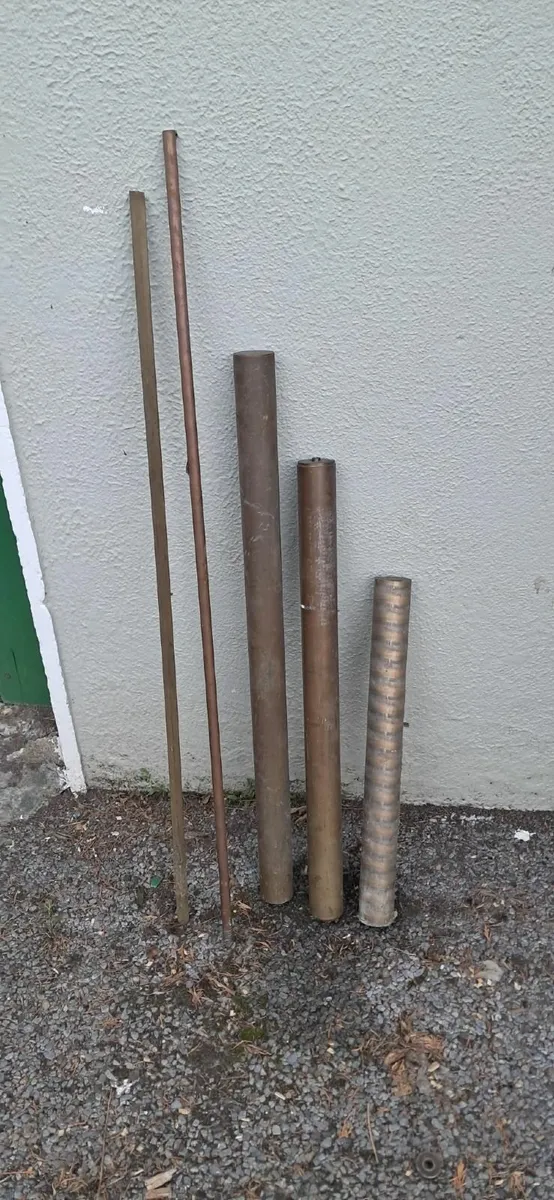 Brass Material & Material Stand - Image 1