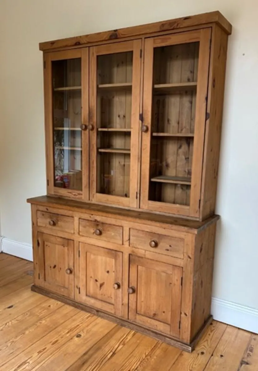 Rustic Farmhouse-Style Solid Pine Dresser