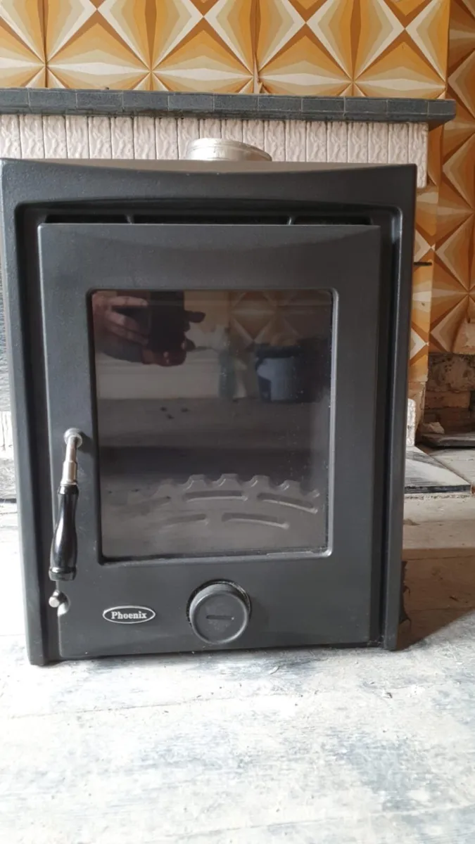 Phoenix Ruby 5kw Insert Cast Iron Multifuel Stove - Image 1