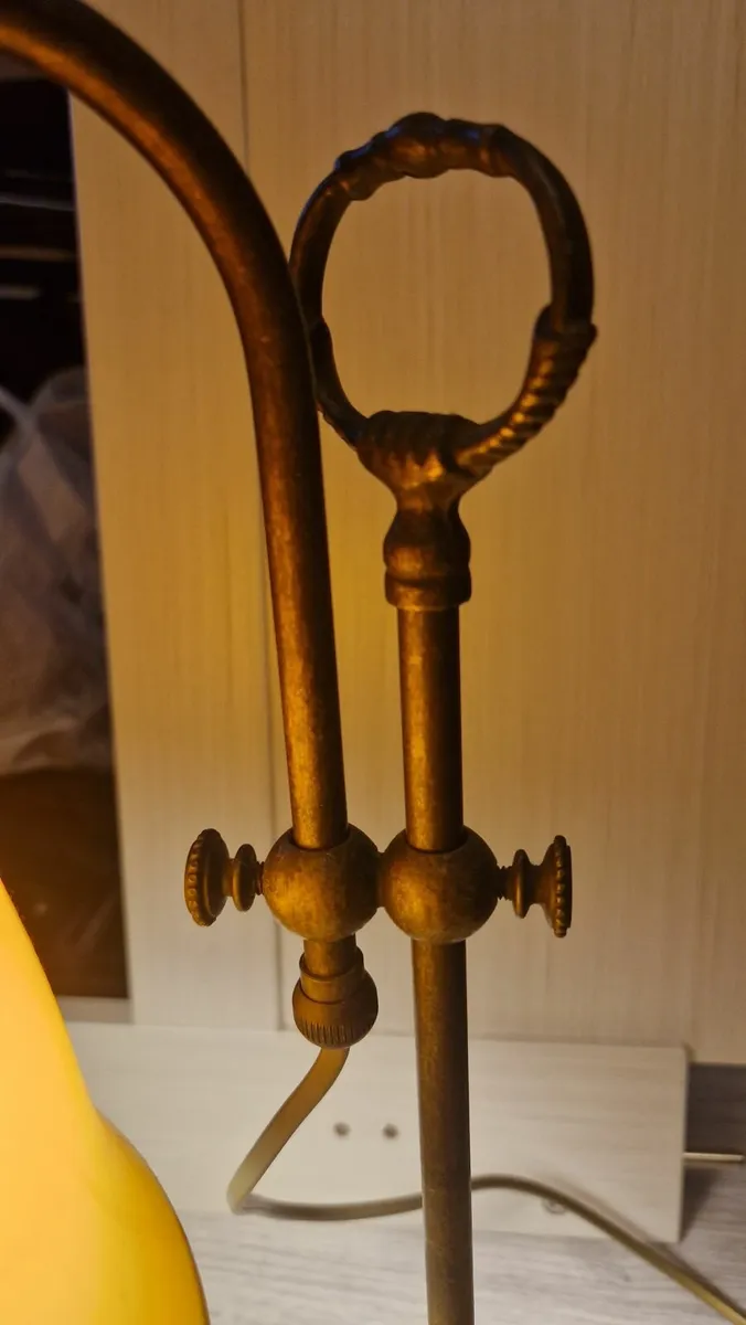 Bronze Banker Lamps - Image 2