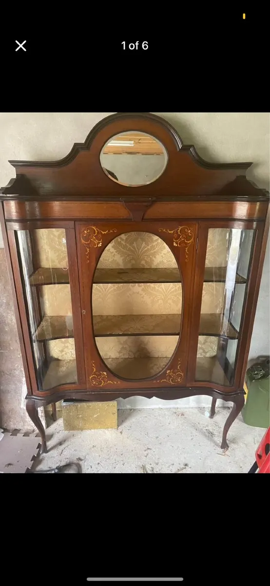 Antique Display Cabinet - Image 1