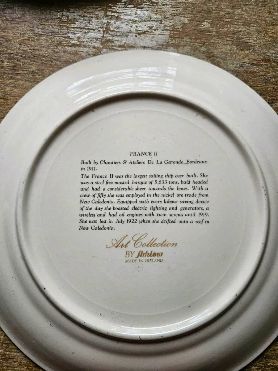 Vintage Arklow Pottery Plate - Image 3
