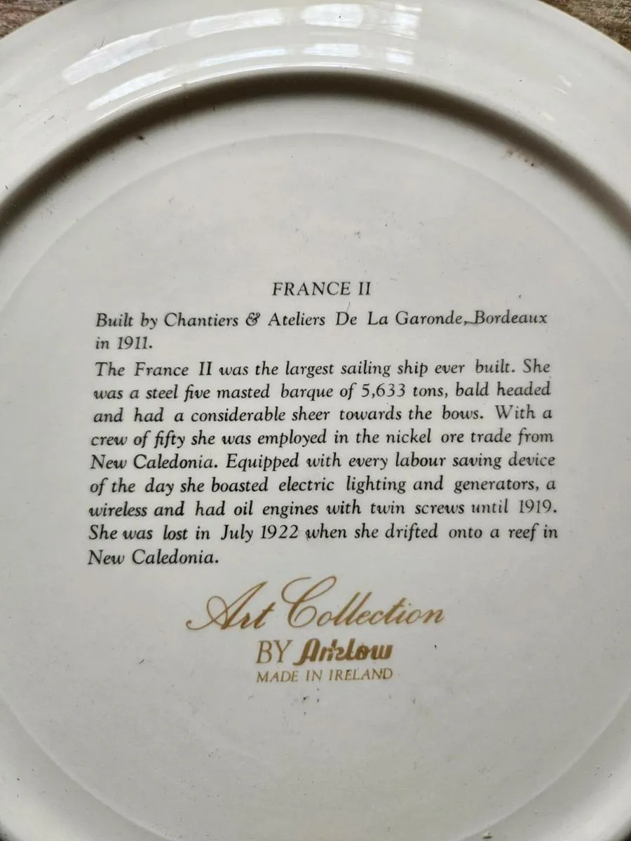 Vintage Arklow Pottery Plate - Image 4