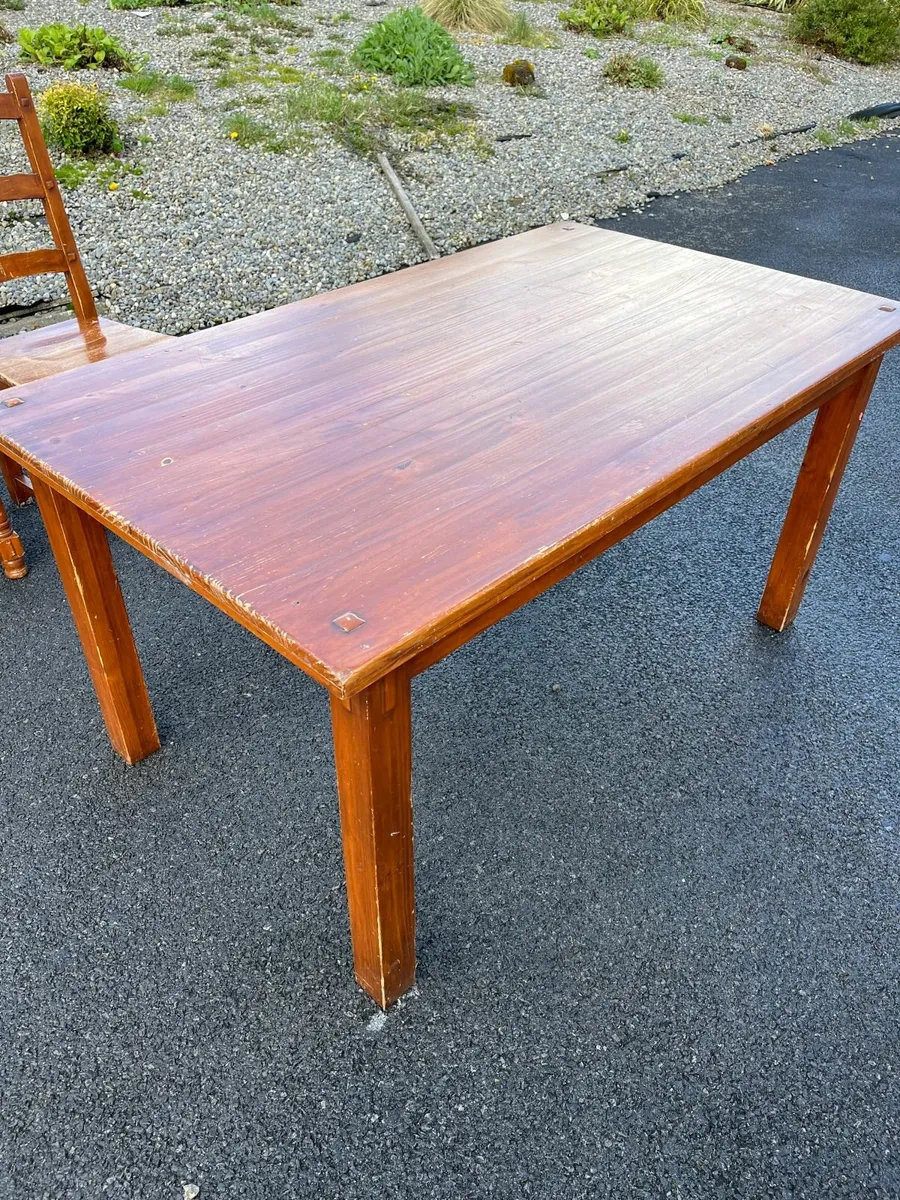 Mexican pine table - Image 2