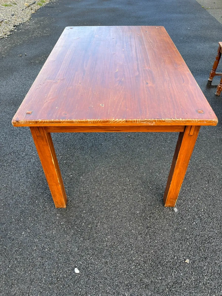 Mexican pine table - Image 3