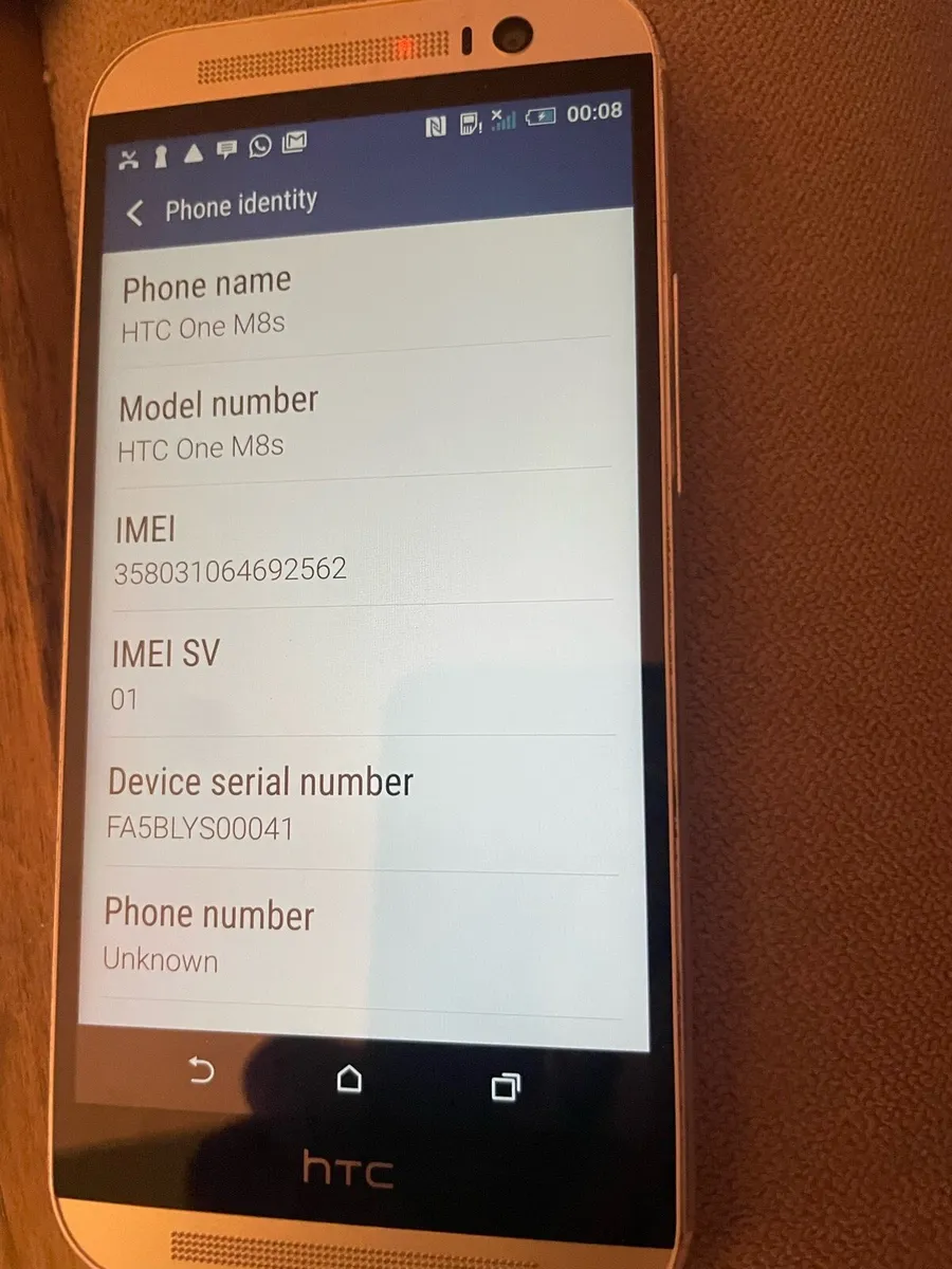 HTC One M8s phone - Image 1