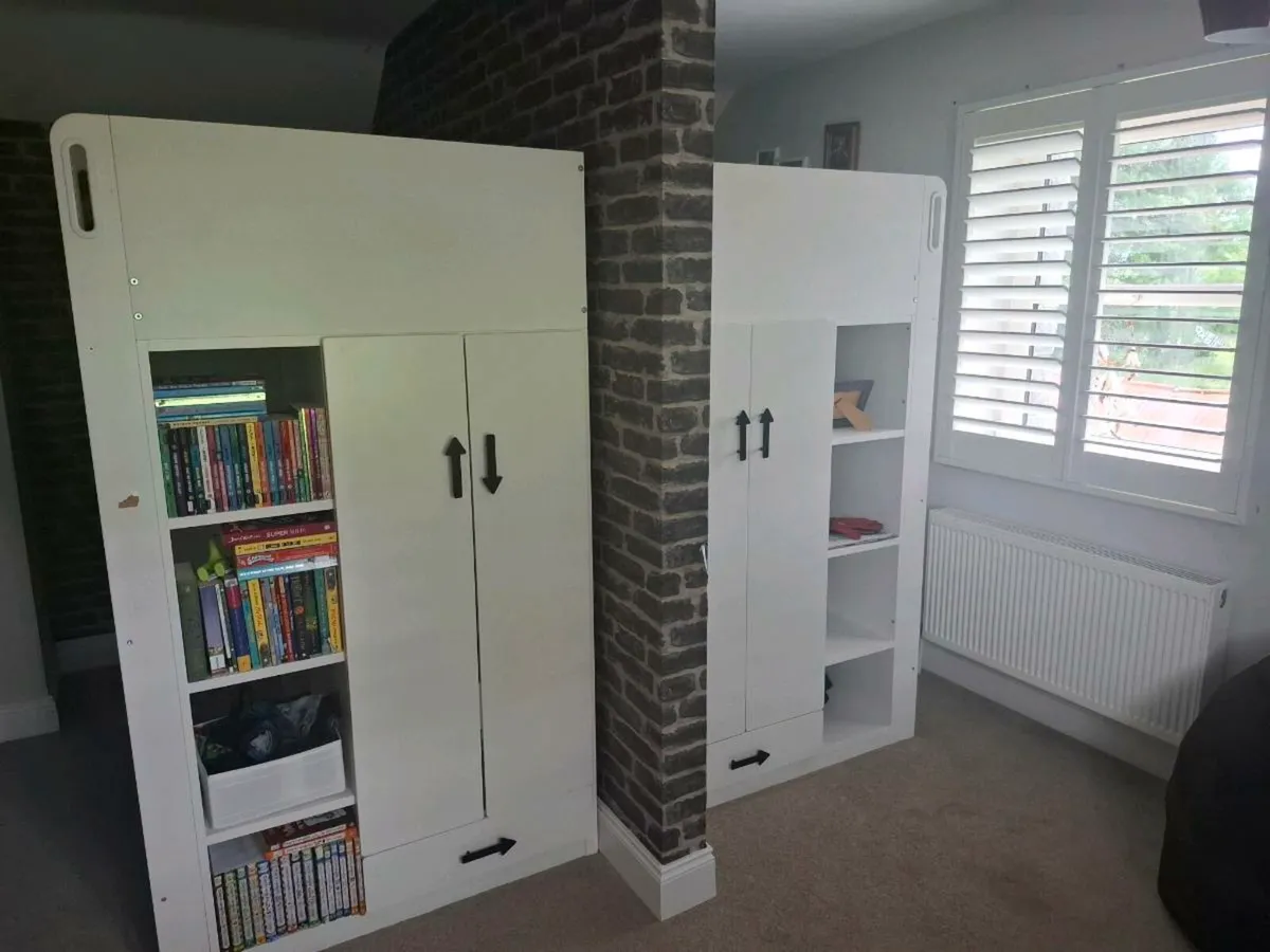 Loft beds with desk & storage - Image 3