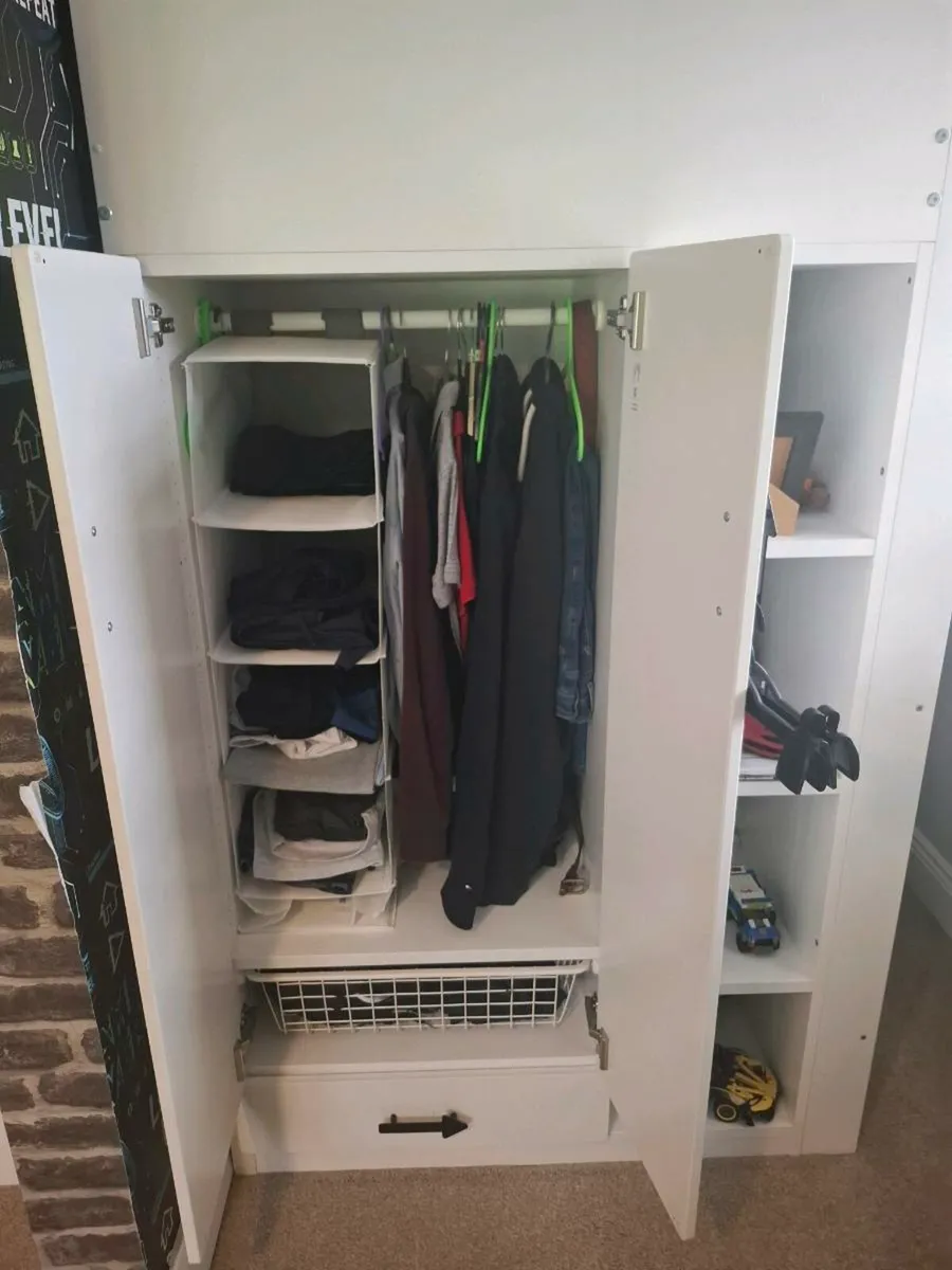 Loft beds with desk & storage - Image 4