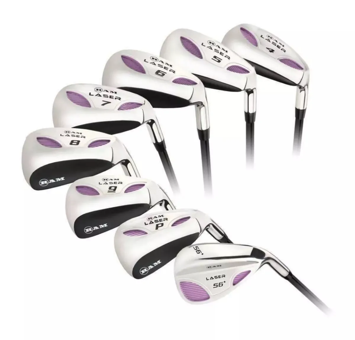 RAM Golf Ladies Laser Hybrid Irons Set 4-SW Clubs - Image 1