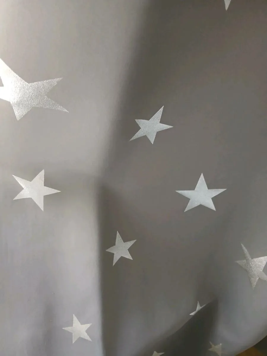 Deconovo Bedroom Curtains Star Pattern - Image 3