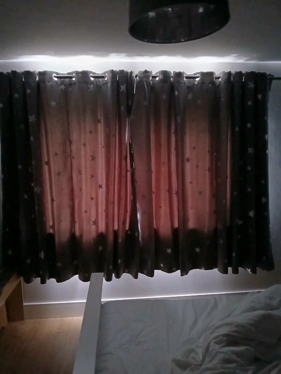 Deconovo Bedroom Curtains Star Pattern - Image 4