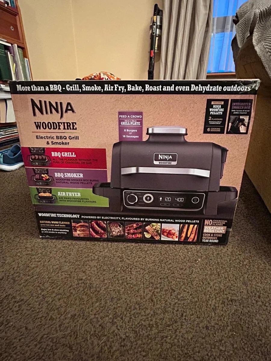 Ninja Woodfire Electric BBQ Grill & Smoker - Image 1