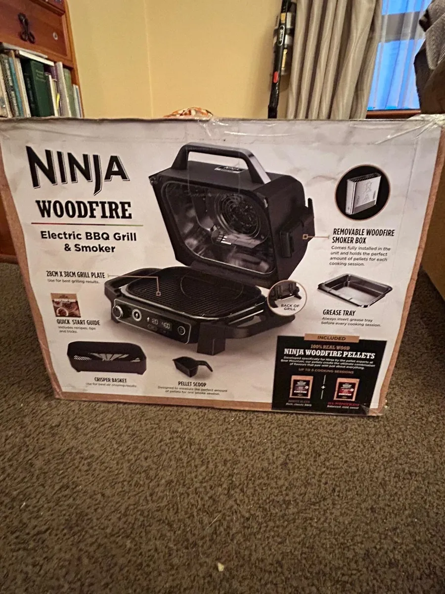 Ninja Woodfire Electric BBQ Grill & Smoker - Image 2