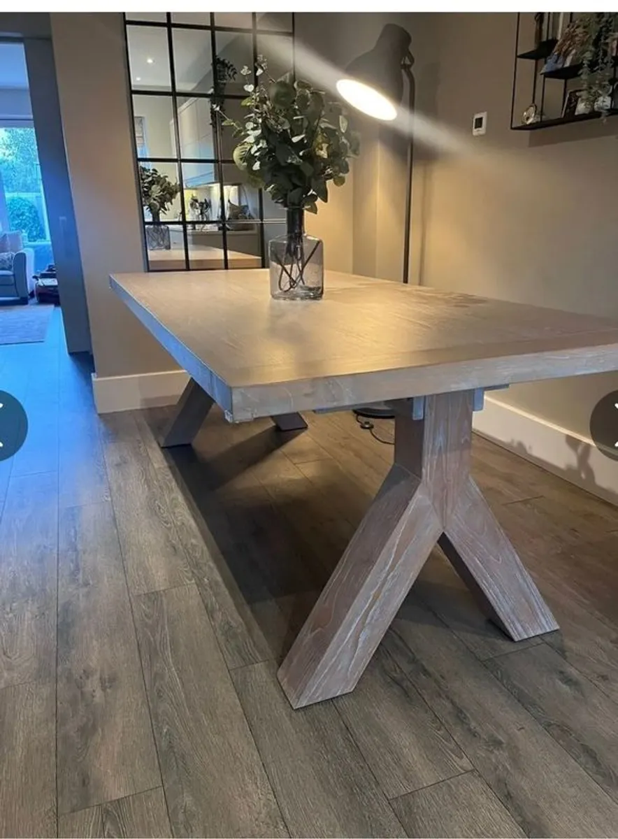 Horsen Solid Wood Dining Table - Image 2