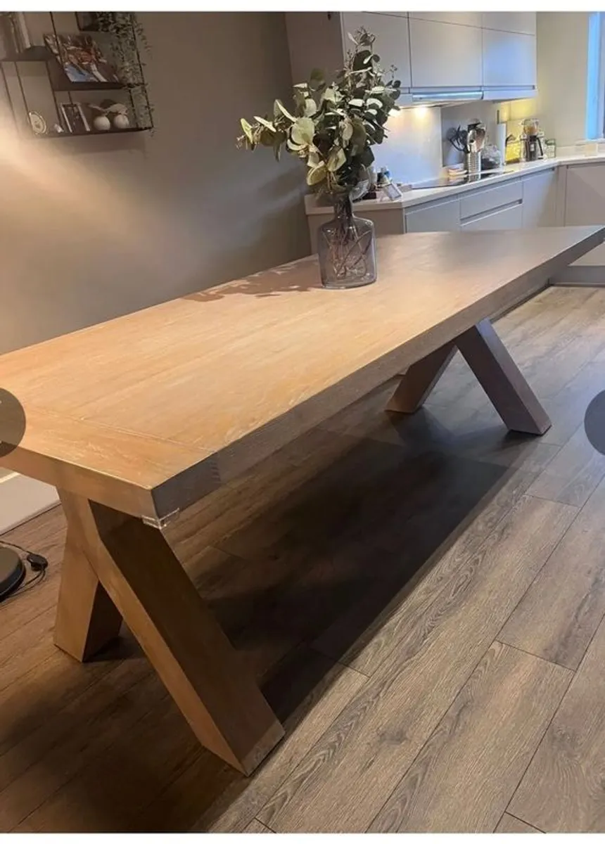 Horsen Solid Wood Dining Table - Image 3