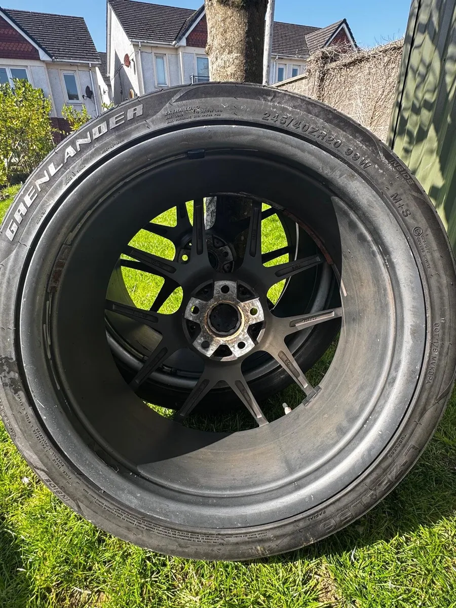 4 Dark Grey BMW MSPORT Alloys - Image 4