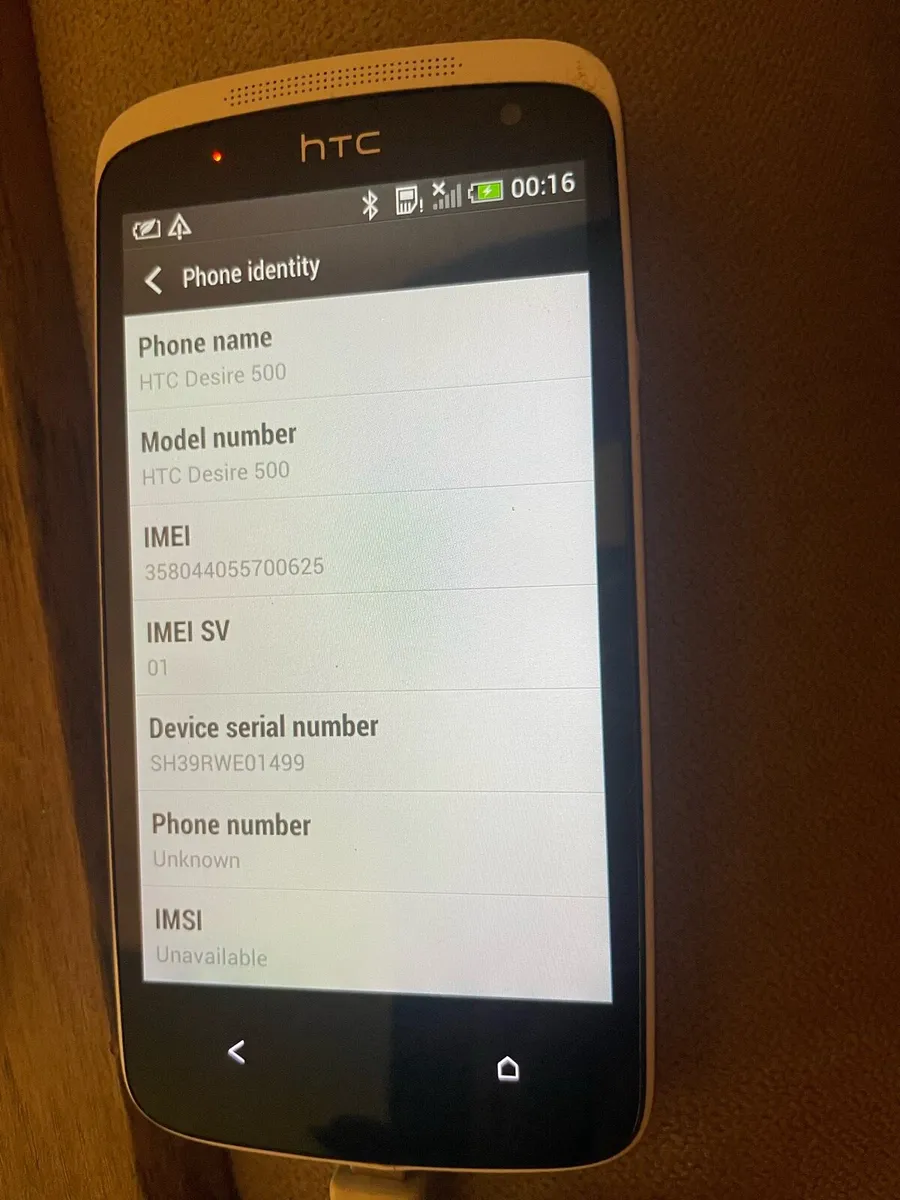 HTC desire 500 phone - Image 1
