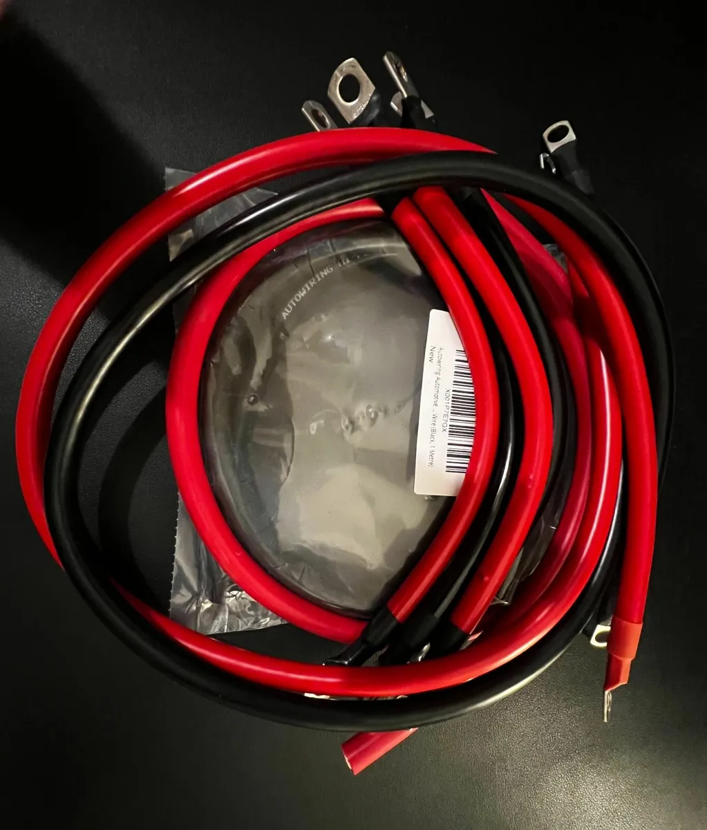 Heavy Duty Battery / Inverter Cables for Campervan - Image 1