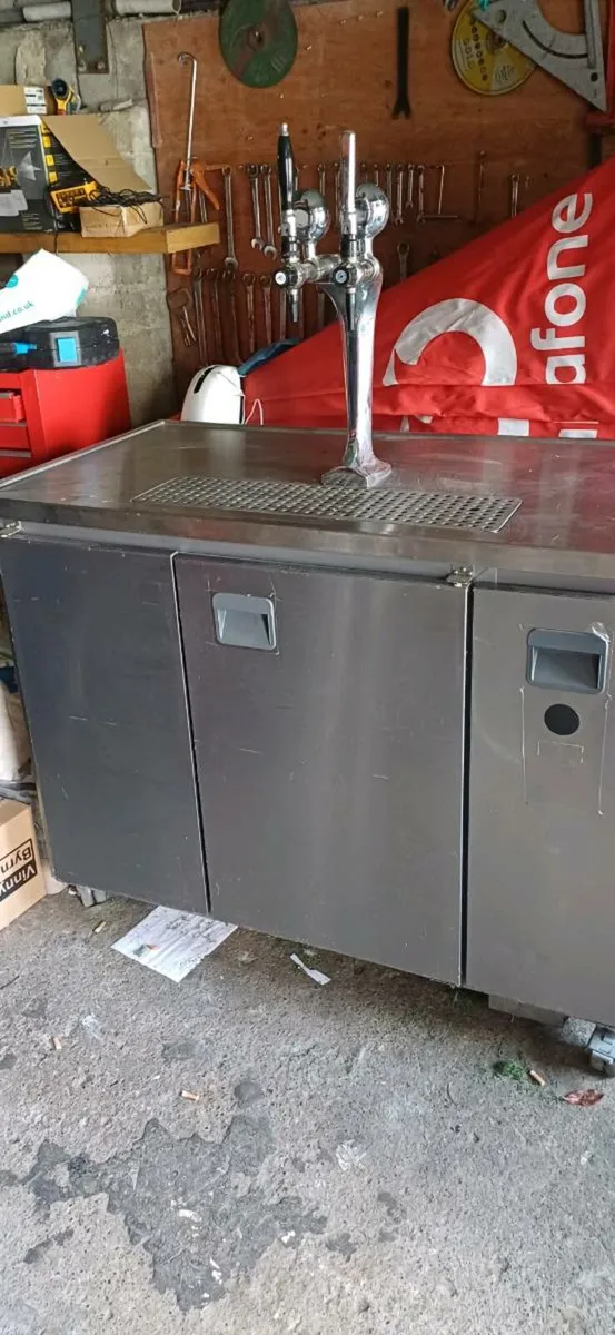 Portable double stainless steel Bar like new - Image 2