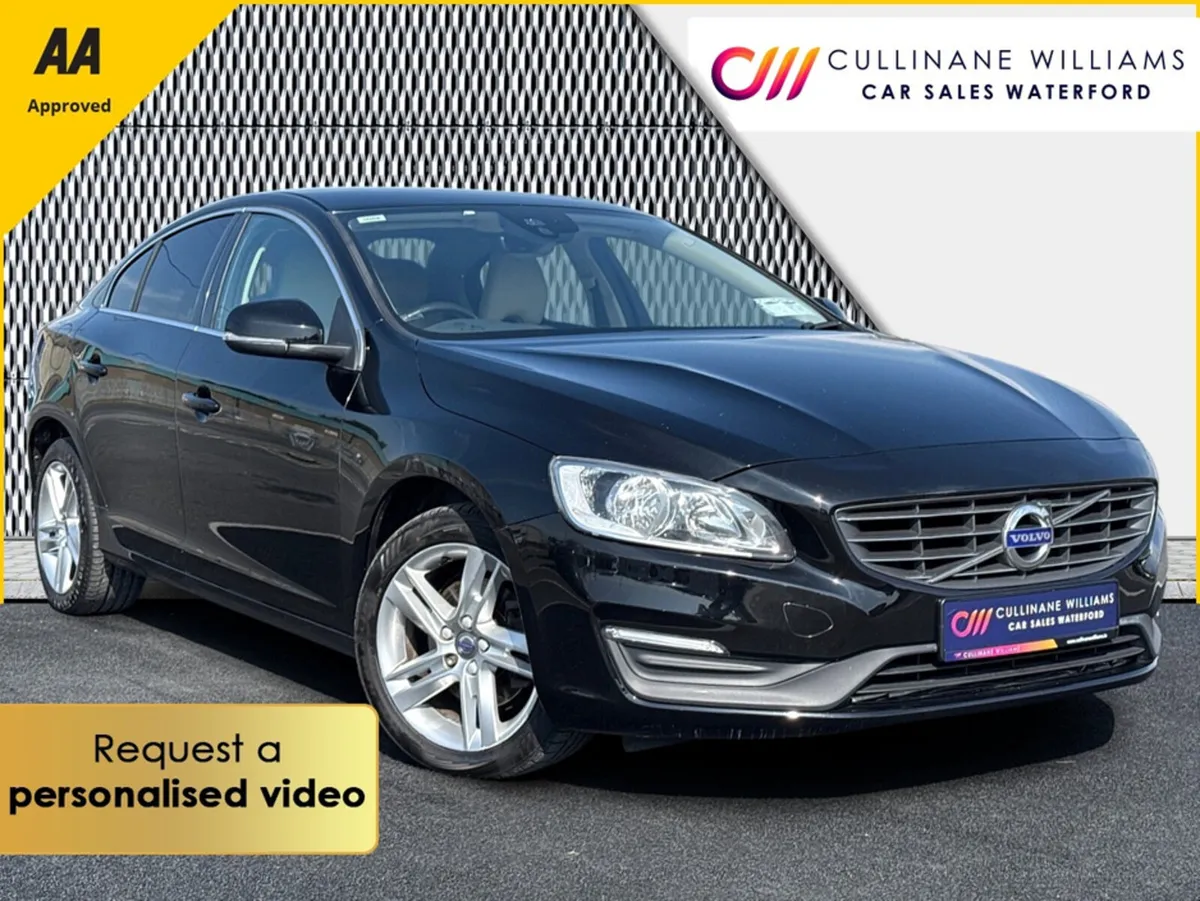 Volvo S60 2017 D2 SE 120BHP €63 P/W WITH NO CASH D - Image 1