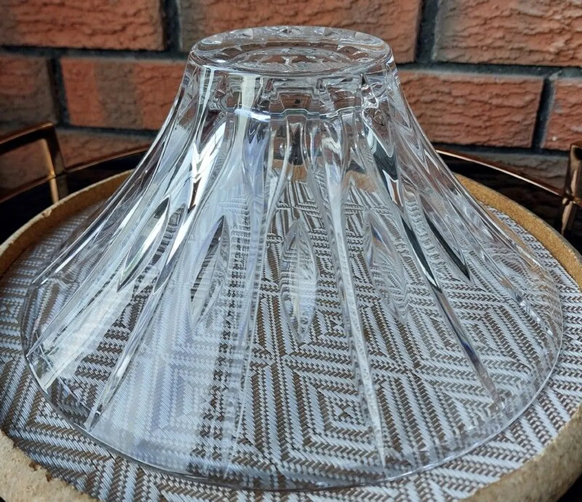 Large "Marquis" By Waterford Flared Crystal Bowl - Image 1