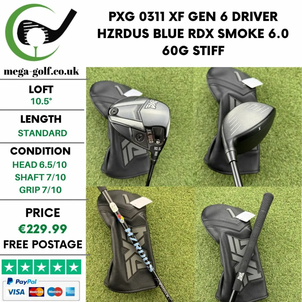 PXG 0311 XF GEN 6 DRIVER / 10.5° / STIFF - Image 1
