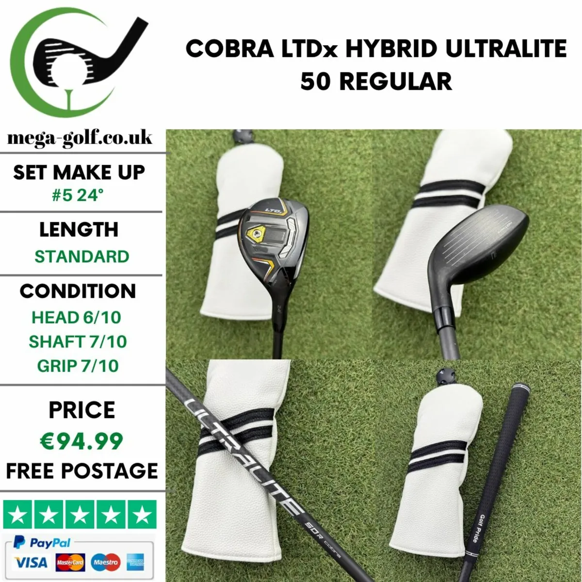 COBRA LTDx HYBRID / #5 24° / ULTRALITE 50 REGULAR - Image 1