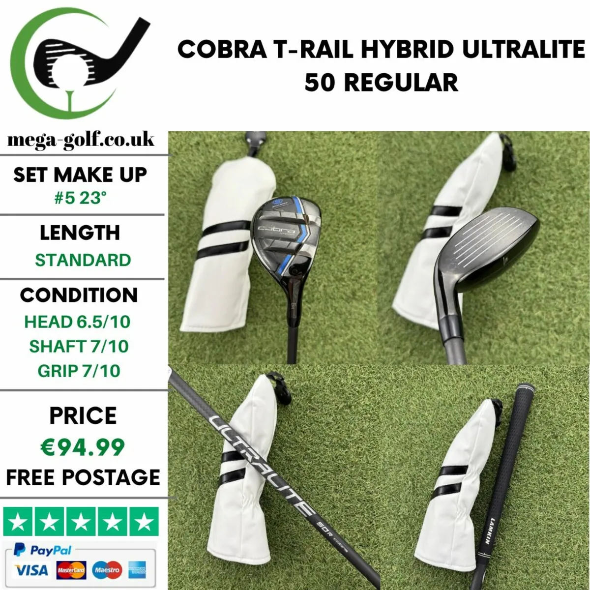 COBRA T-RAIL HYBRID / #5 23° /ULTRALITE 50 REGULAR - Image 1