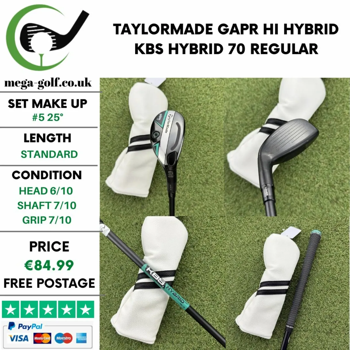 TAYLORMADE GAPR HI HYBRID / #5 25° / REGULAR - Image 1