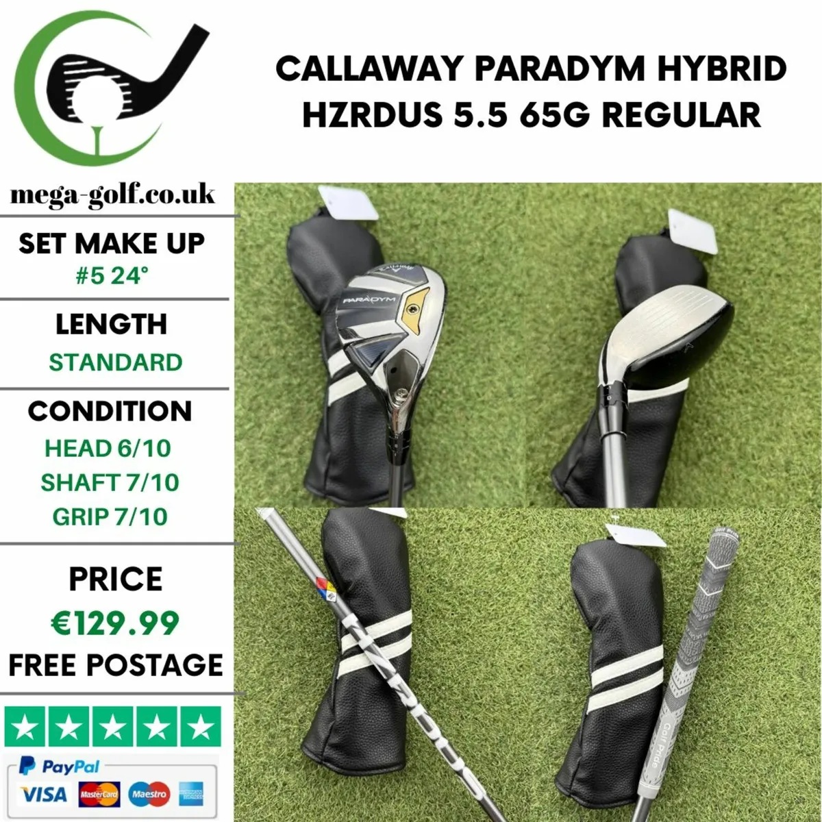 CALLAWAY PARADYM HYBRID / #5 24° / REGULAR - Image 1