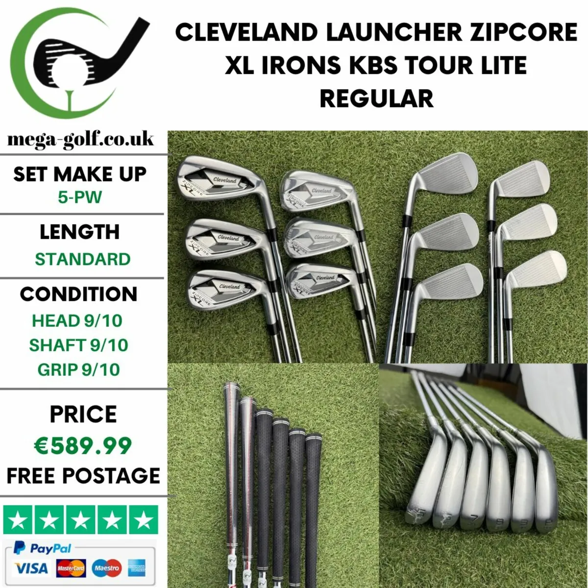 CLEVELAND LAUNCHER ZIPCORE XL IRONS / 5-PW - Image 1