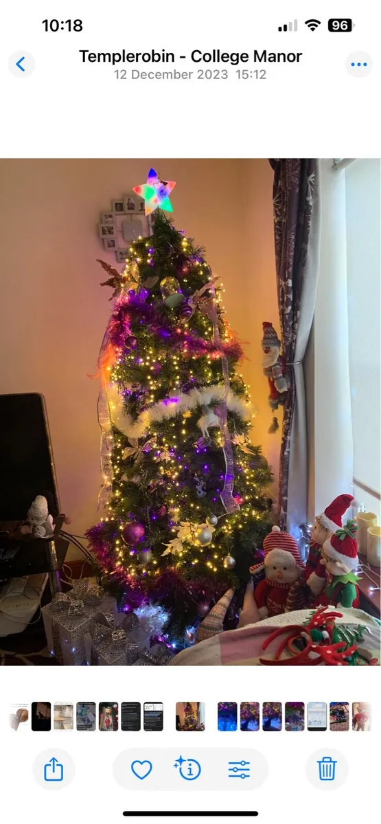 7ft Christmas tree - Image 1