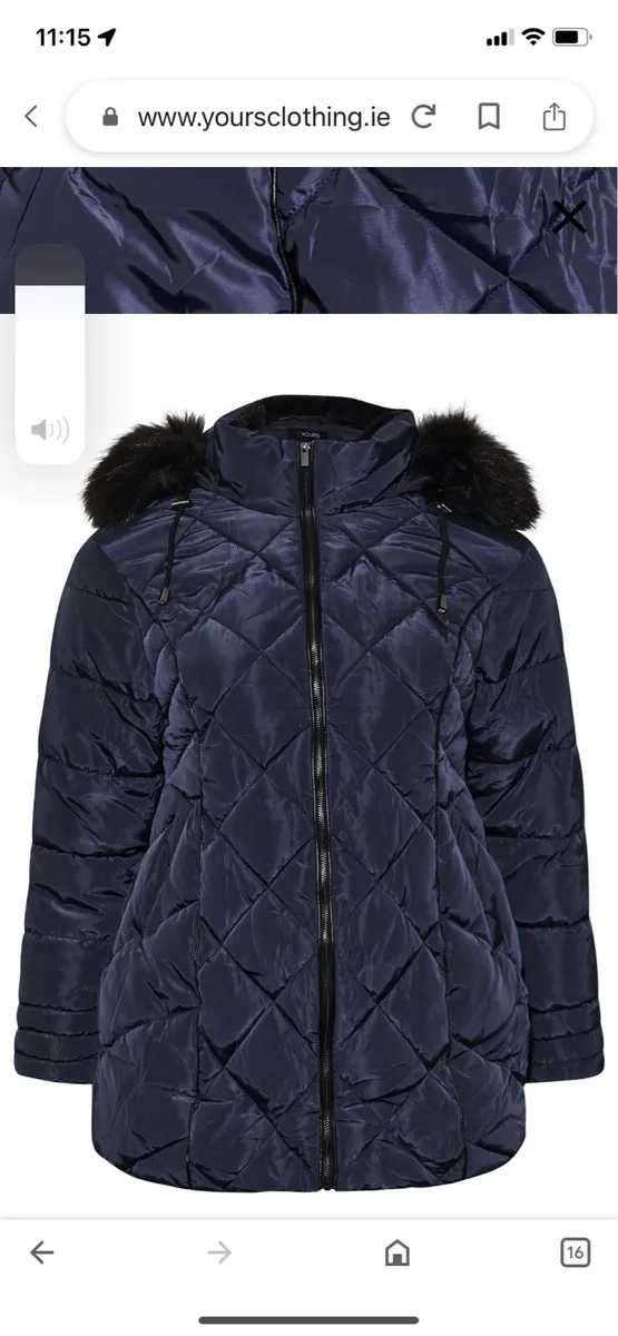 Navy puffer jacket - Image 4