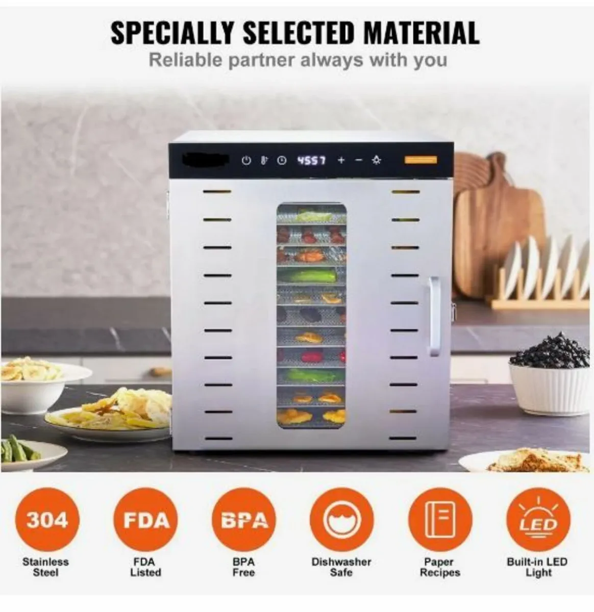 10 Trays Food Dehydrator Machine - Image 2