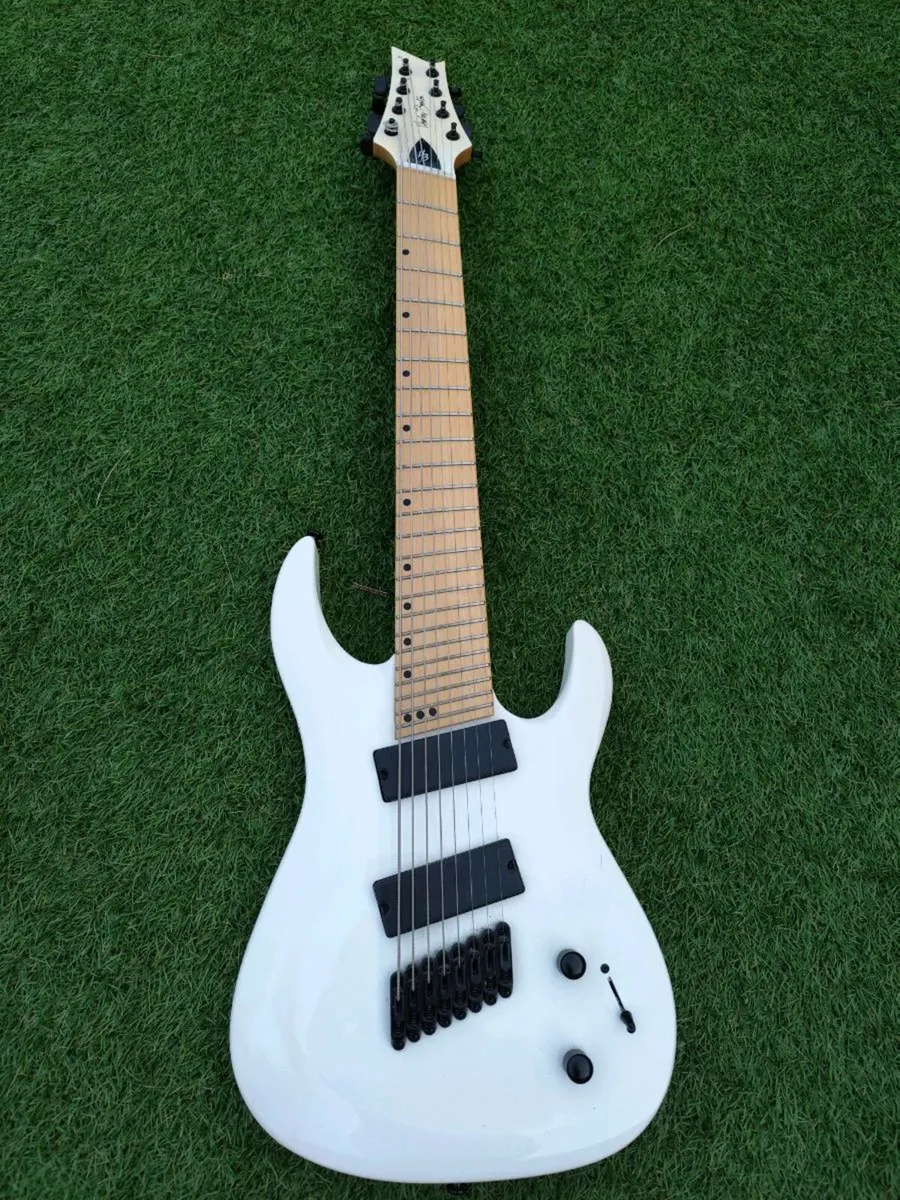 Harley Benton R-458MN WH MultiScale (8string)