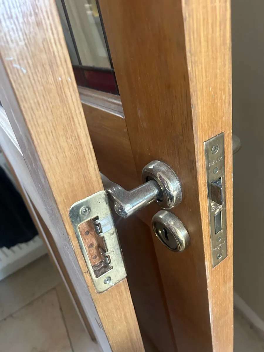 32x80 double doors half glass - Image 4