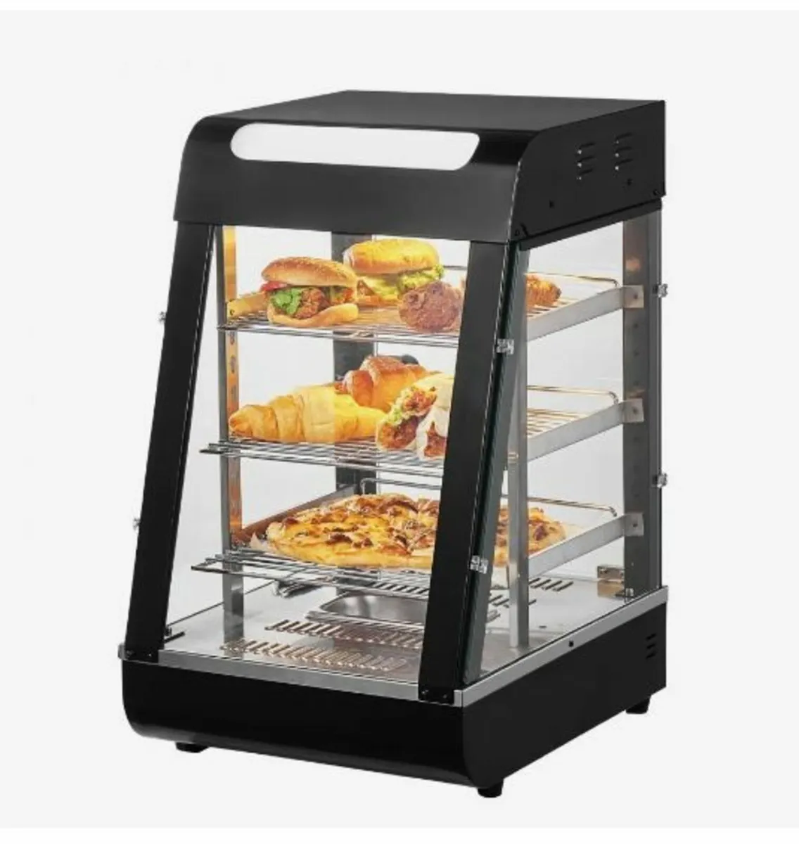 3-Tier Commercial Food Warmer Display - Image 1