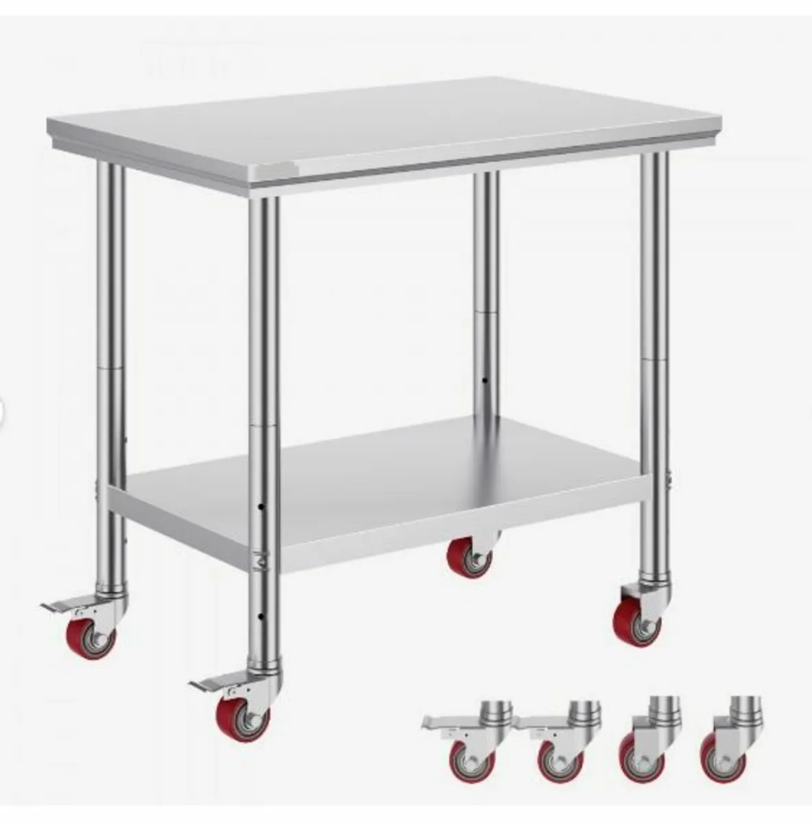 Stainless Steel Catering Work Table 36x24 Inch - Image 3