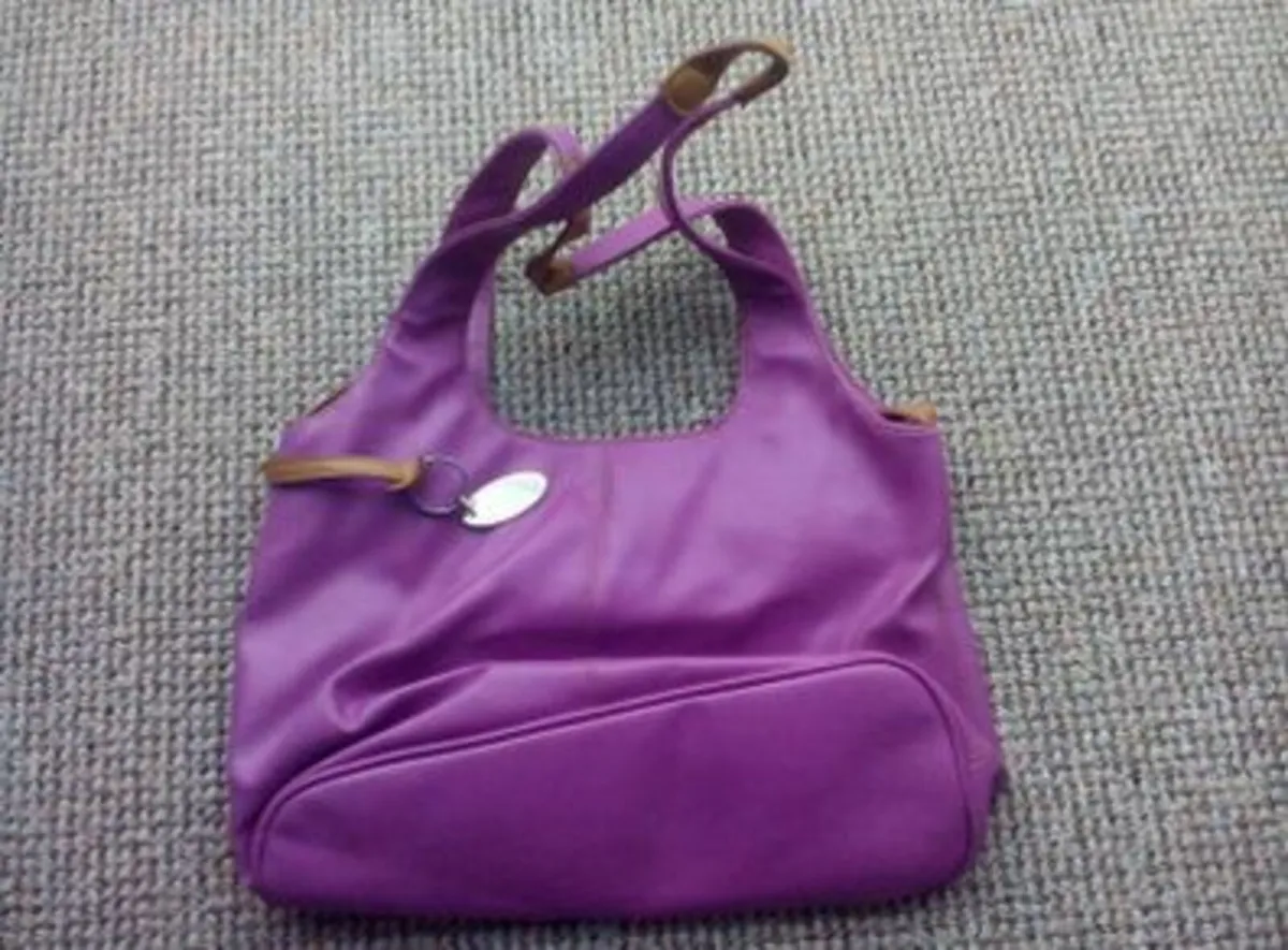 Fuchsia Pink Shoulder Bag.