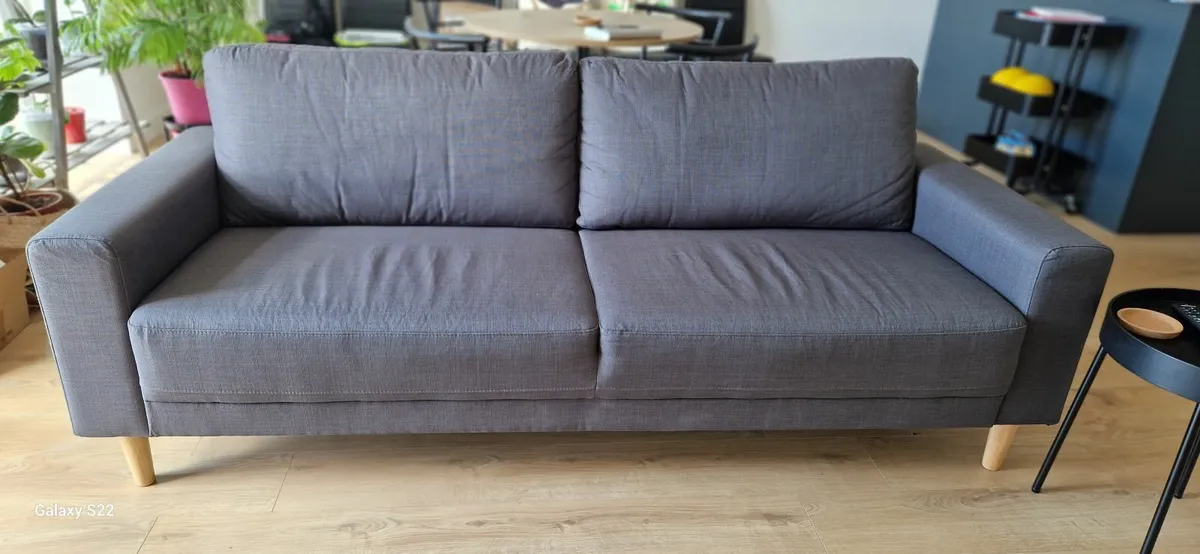 Sofa Egense grey 3 seater - Image 1