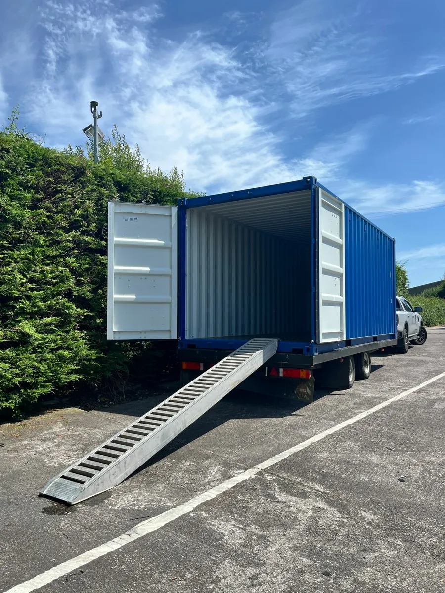 20ft Flatbed Car Trailer Twist Locks Container - Image 3