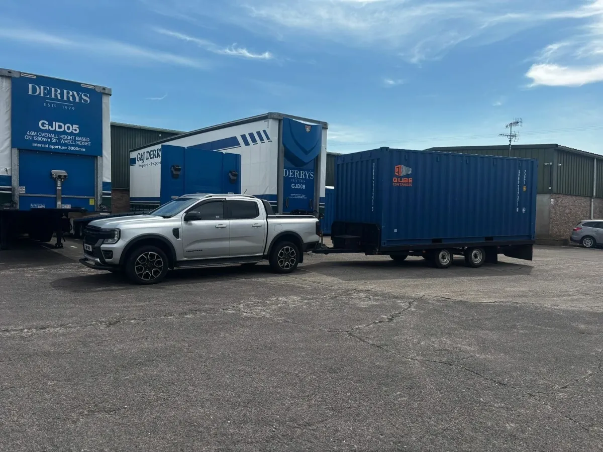 20ft Flatbed Car Trailer Twist Locks Container - Image 4