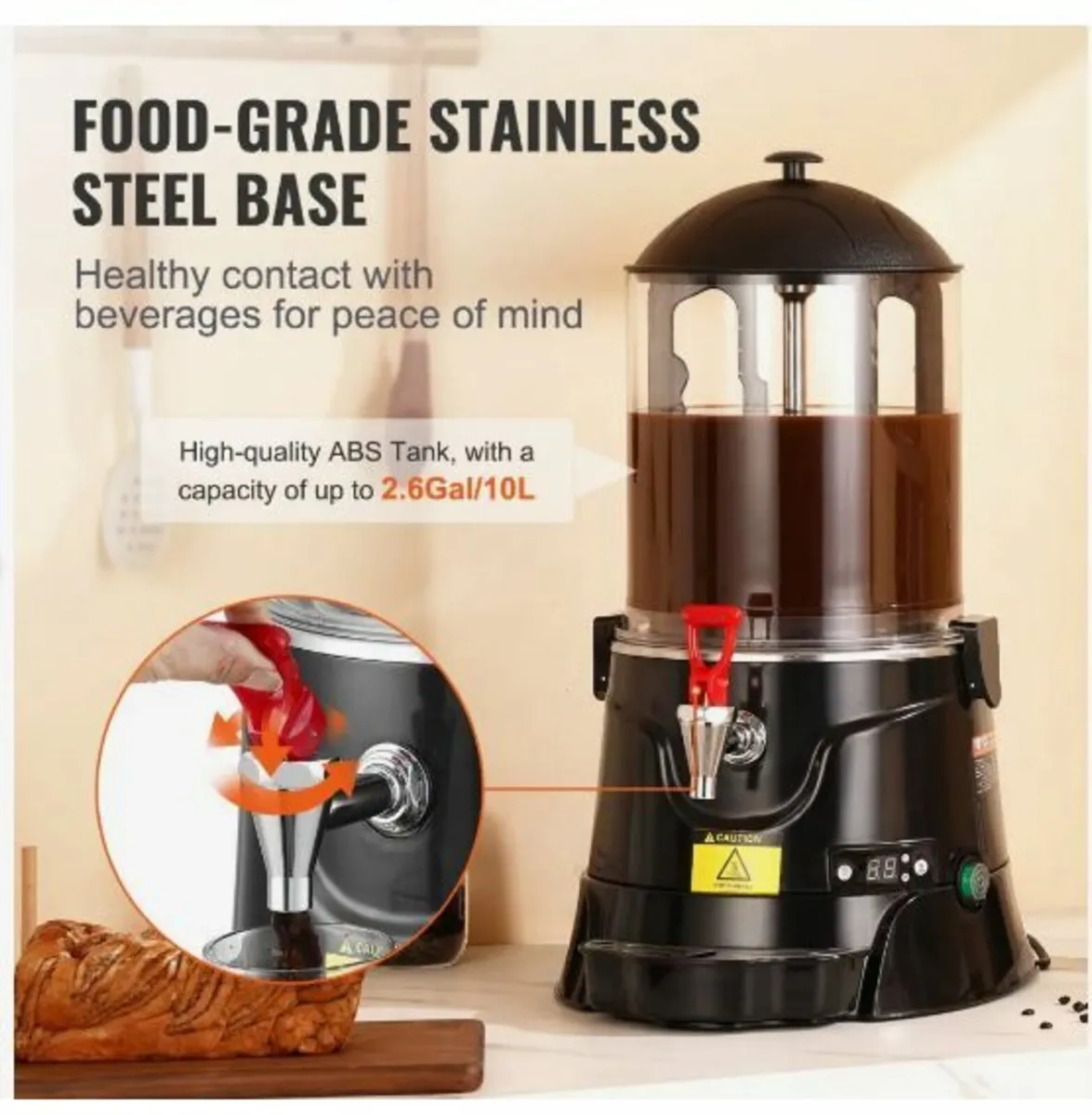 Hot Chocolate Dispenser 10 L - Image 3