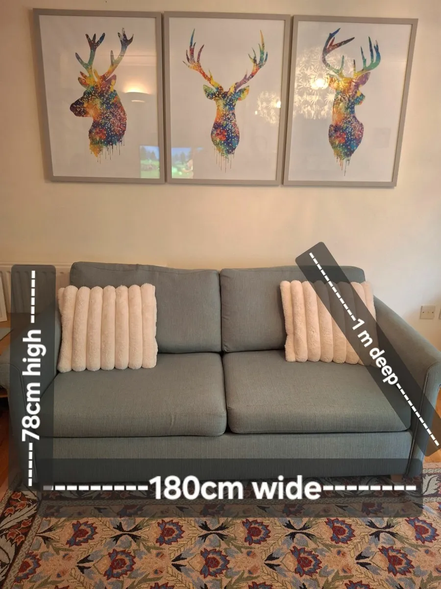 Sofa bed and armchair - Image 1