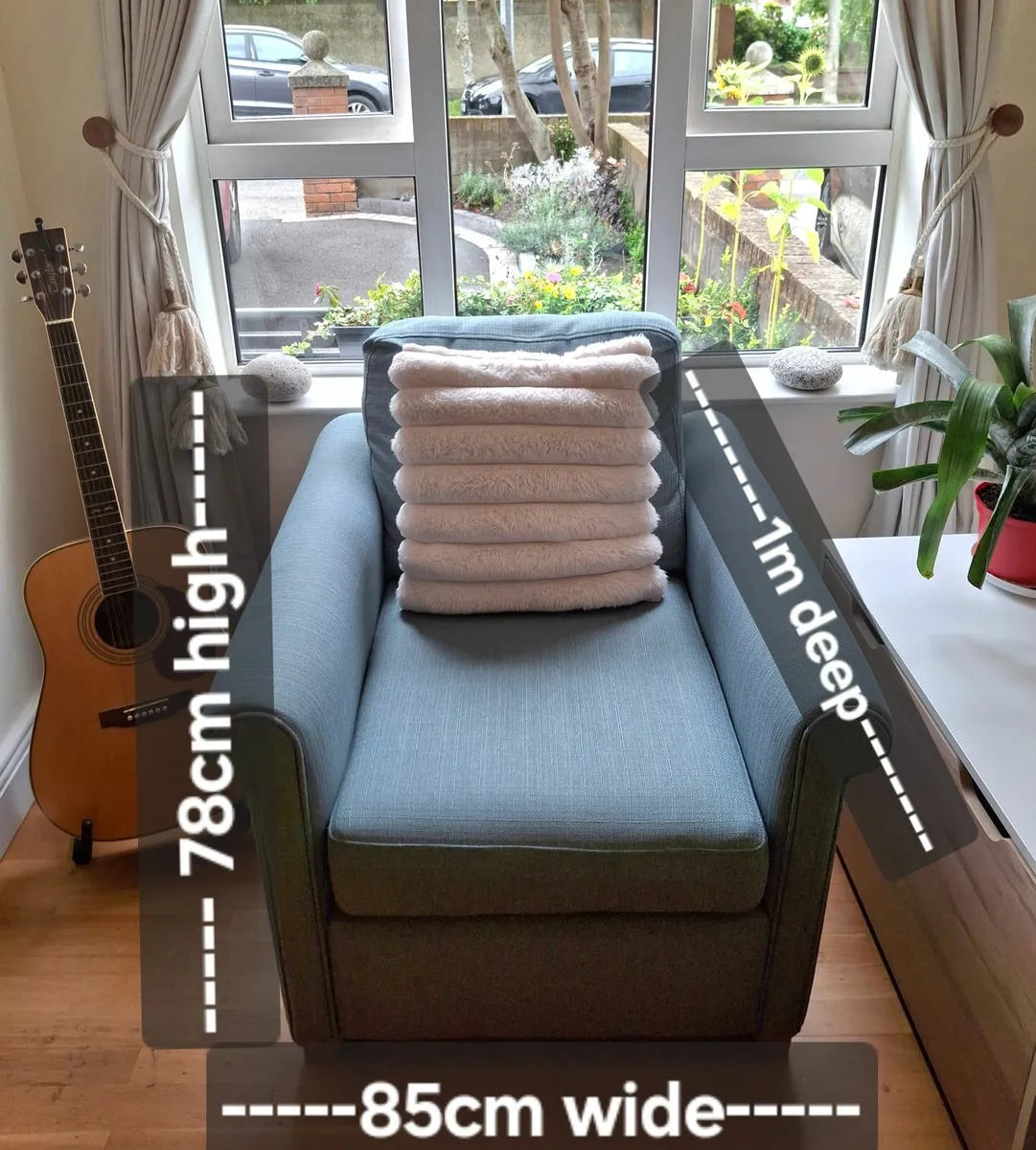 Sofa bed and armchair - Image 2